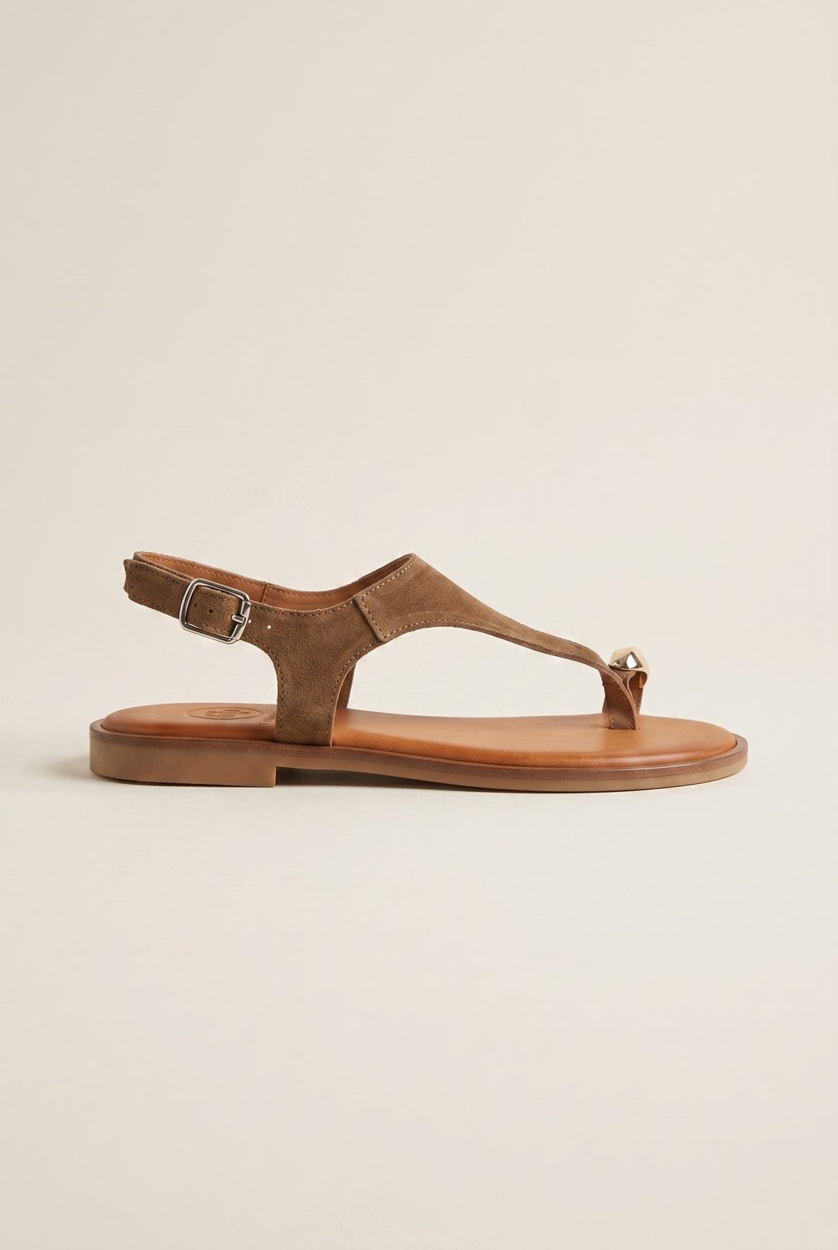 TFP - Toe Ring Sandals - Taupe Suede