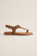 TFP - Toe Ring Sandals - Taupe Suede