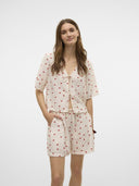 Τοπ με δέσιμο Vero Moda 10324638 - Λευκό - thefashionproject.gr - VERO MODA