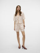 Τοπ με δέσιμο Vero Moda 10324638 - Λευκό - thefashionproject.gr - VERO MODA