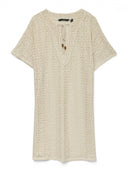 Τουνίκ με διάτρητο σχέδιο Vero Moda 10325039 - Μπεζ - thefashionproject.gr - VERO MODA