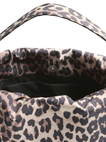 Τσάντα balloon υφασμάτινη χειρός 17158753 - Leopard - thefashionproject.gr - PIECES