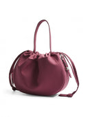 Τσάντα balloon υφασμάτινη χειρός 17158753 - Μπορντό - thefashionproject.gr - PIECES