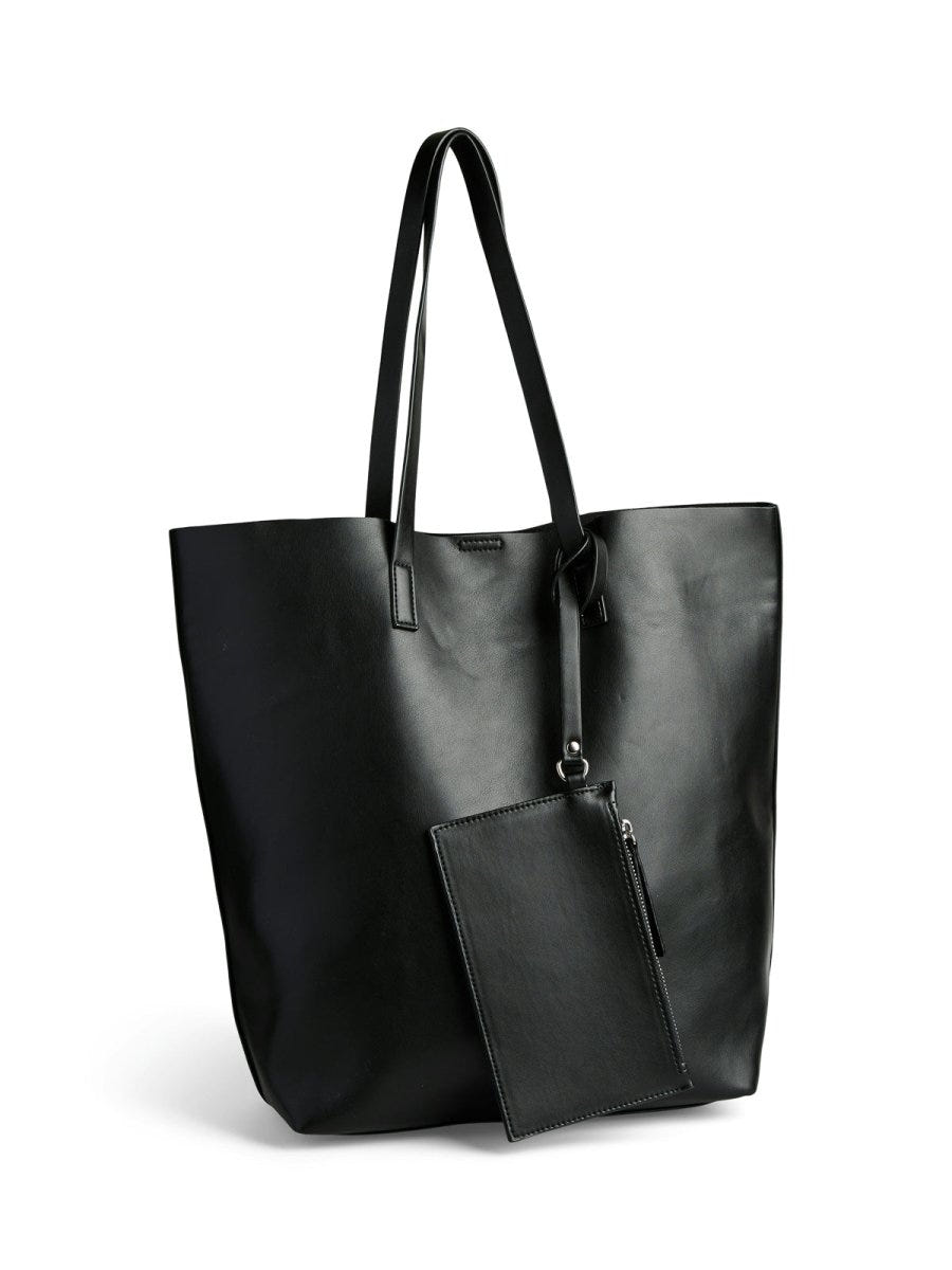 Τσάντα shopper Pieces 17154657 - Μαύρο - thefashionproject.gr - PIECES