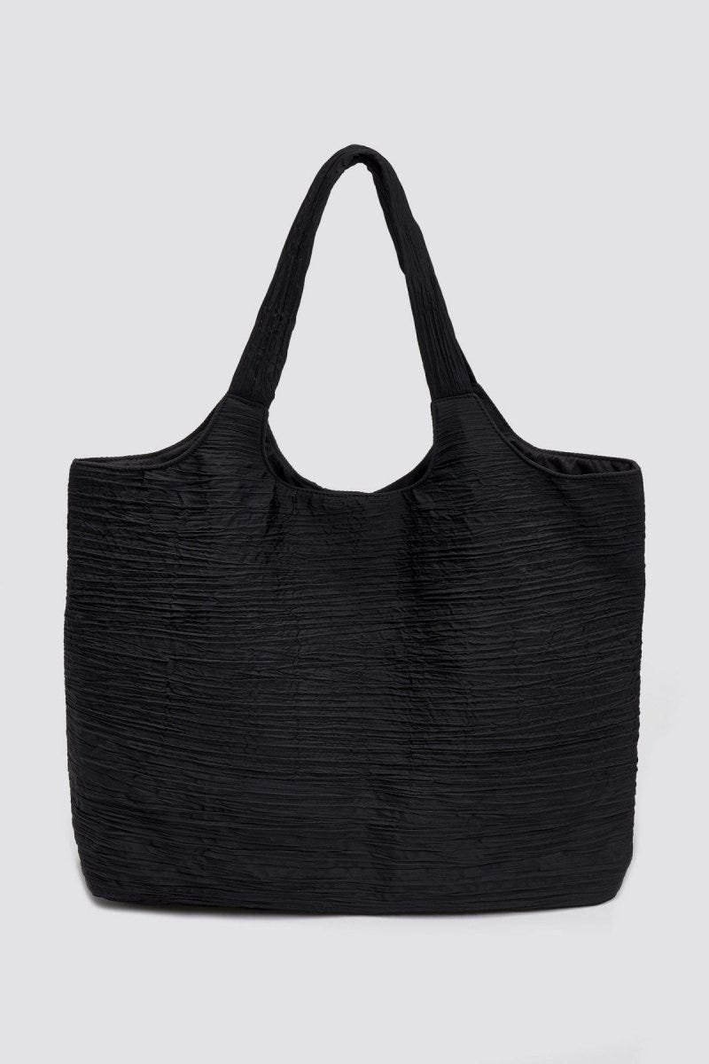 Τσάντα shopper υφασμάτινη Pieces 17158750 - Μαύρο - thefashionproject.gr - PIECES
