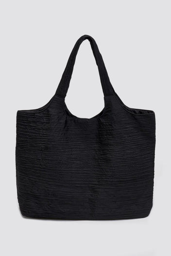 Τσάντα shopper υφασμάτινη Pieces 17158750 - Μαύρο - thefashionproject.gr - PIECES