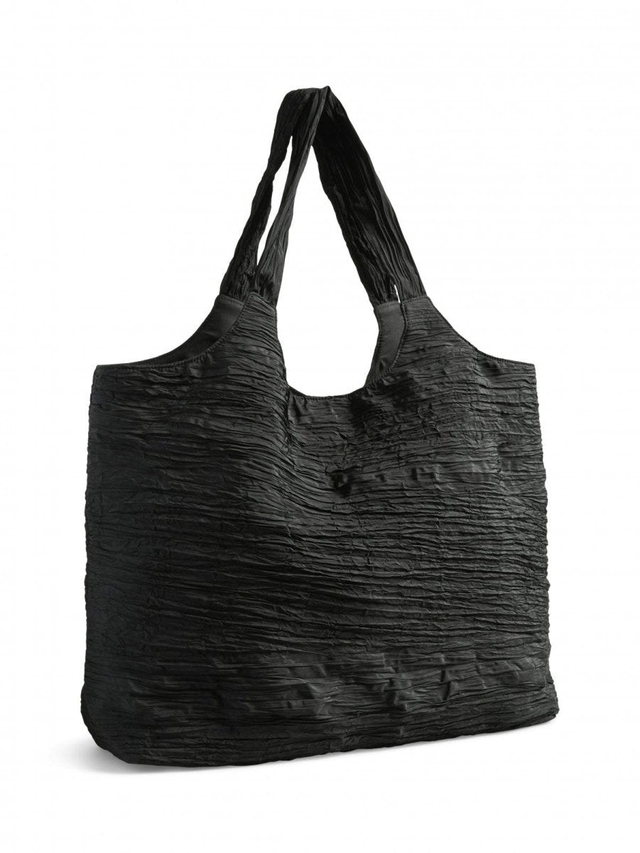 Τσάντα shopper υφασμάτινη Pieces 17158750 - Μαύρο - thefashionproject.gr - PIECES