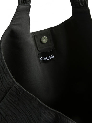 Τσάντα shopper υφασμάτινη Pieces 17158750 - Μαύρο - thefashionproject.gr - PIECES