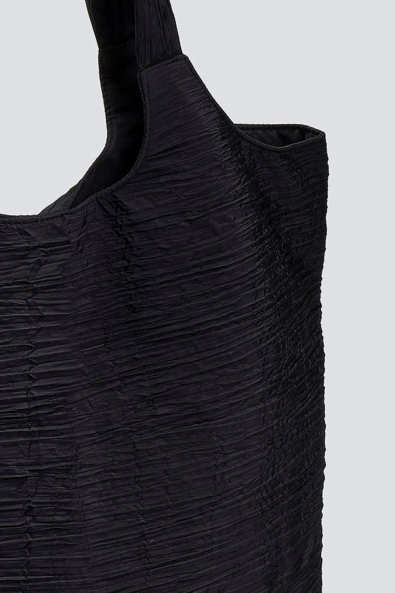 Τσάντα shopper υφασμάτινη Pieces 17158750 - Μαύρο - thefashionproject.gr - PIECES