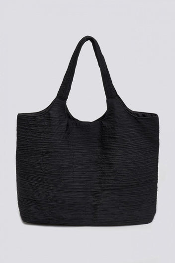 Τσάντα shopper υφασμάτινη Pieces 17158750 - Μαύρο - thefashionproject.gr - PIECES