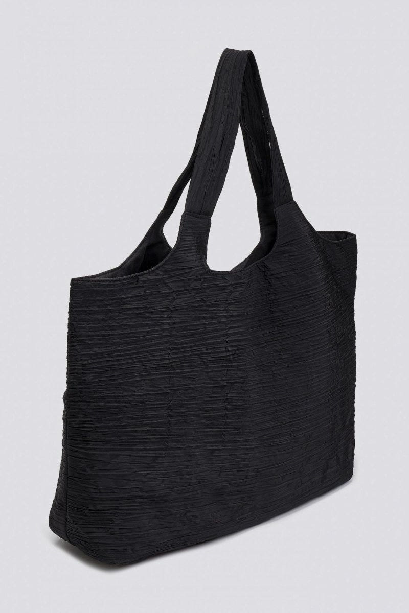 Τσάντα shopper υφασμάτινη Pieces 17158750 - Μαύρο - thefashionproject.gr - PIECES