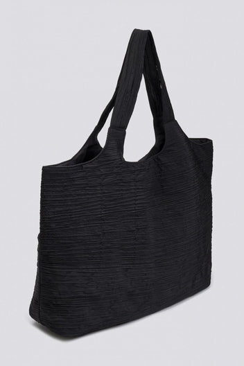 Τσάντα shopper υφασμάτινη Pieces 17158750 - Μαύρο - thefashionproject.gr - PIECES
