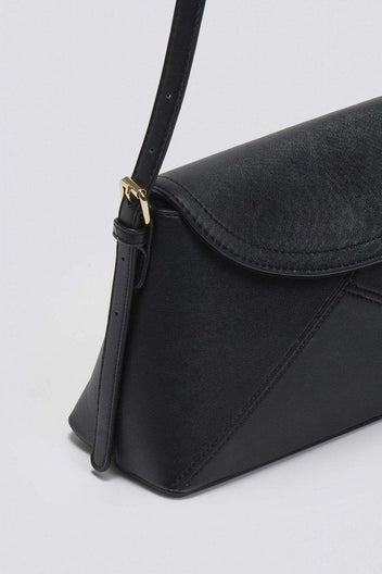 Τσάντα ώμου με καπάκι ONLY 10329332 - Μαύρο - thefashionproject.gr - ONLY