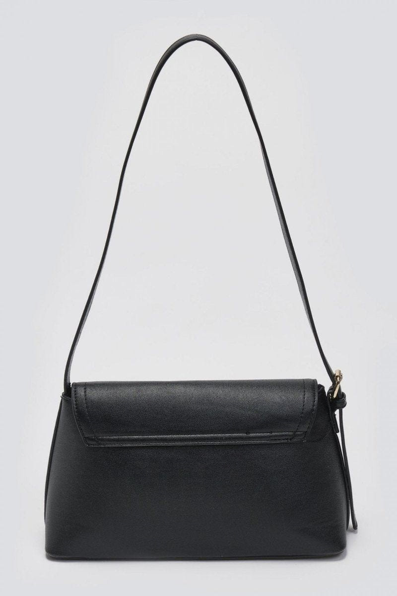 Τσάντα ώμου με καπάκι ONLY 10329332 - Μαύρο - thefashionproject.gr - ONLY
