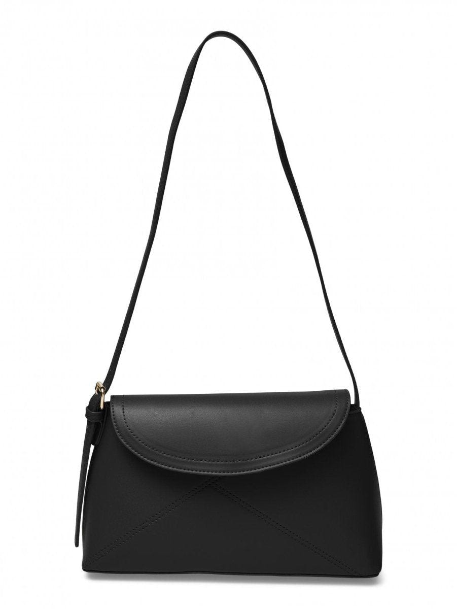 Τσάντα ώμου με καπάκι ONLY 10329332 - Μαύρο - thefashionproject.gr - ONLY