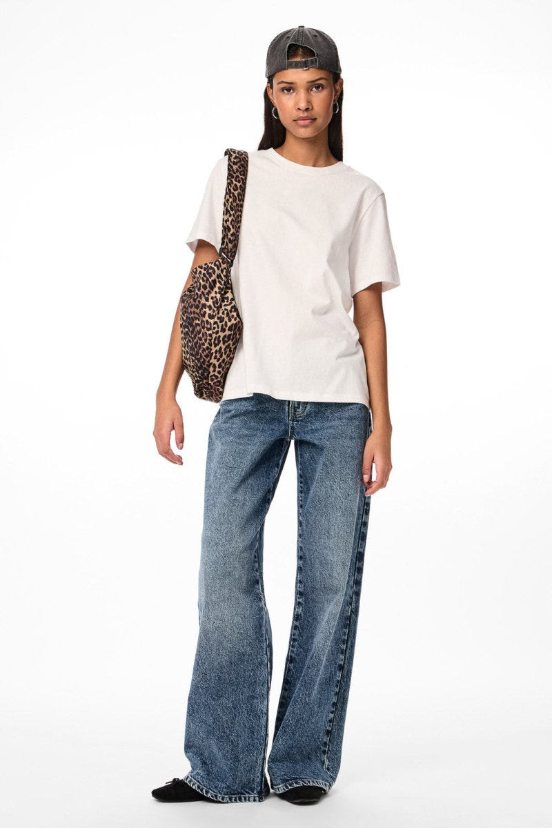 Τσάντα ώμου Pieces - Leopard - thefashionproject.gr - PIECES