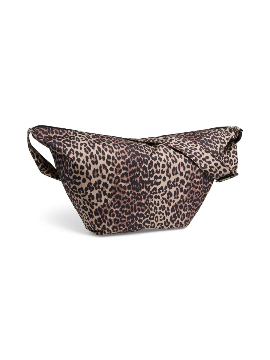 Τσάντα ώμου Pieces - Leopard - thefashionproject.gr - PIECES