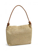 Τσάντα ώμου ψάθινη Pieces 17158744 - Μπεζ - thefashionproject.gr - PIECES