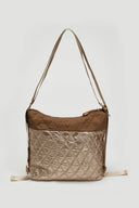 Τσάντα χιαστί καπιτονέ Marimare - Άμμου - thefashionproject.gr - MARIAMARE