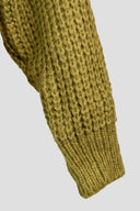 The Fashion Project - Turtleneck Sweater Chunky Knit - Light Green