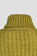 The Fashion Project - Turtleneck Sweater Chunky Knit - Light Green