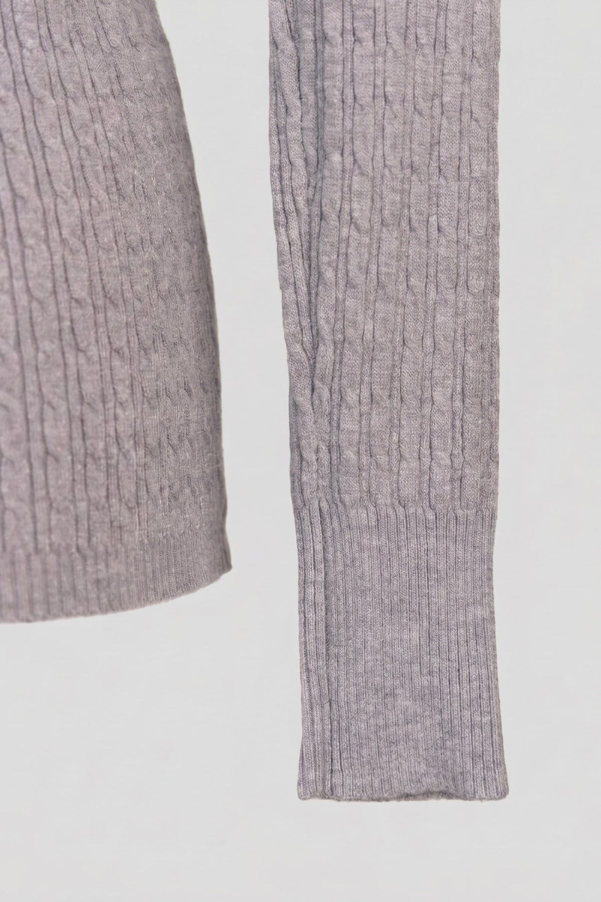 The Fashion Project - Turtleneck Sweater Fitted - Gray