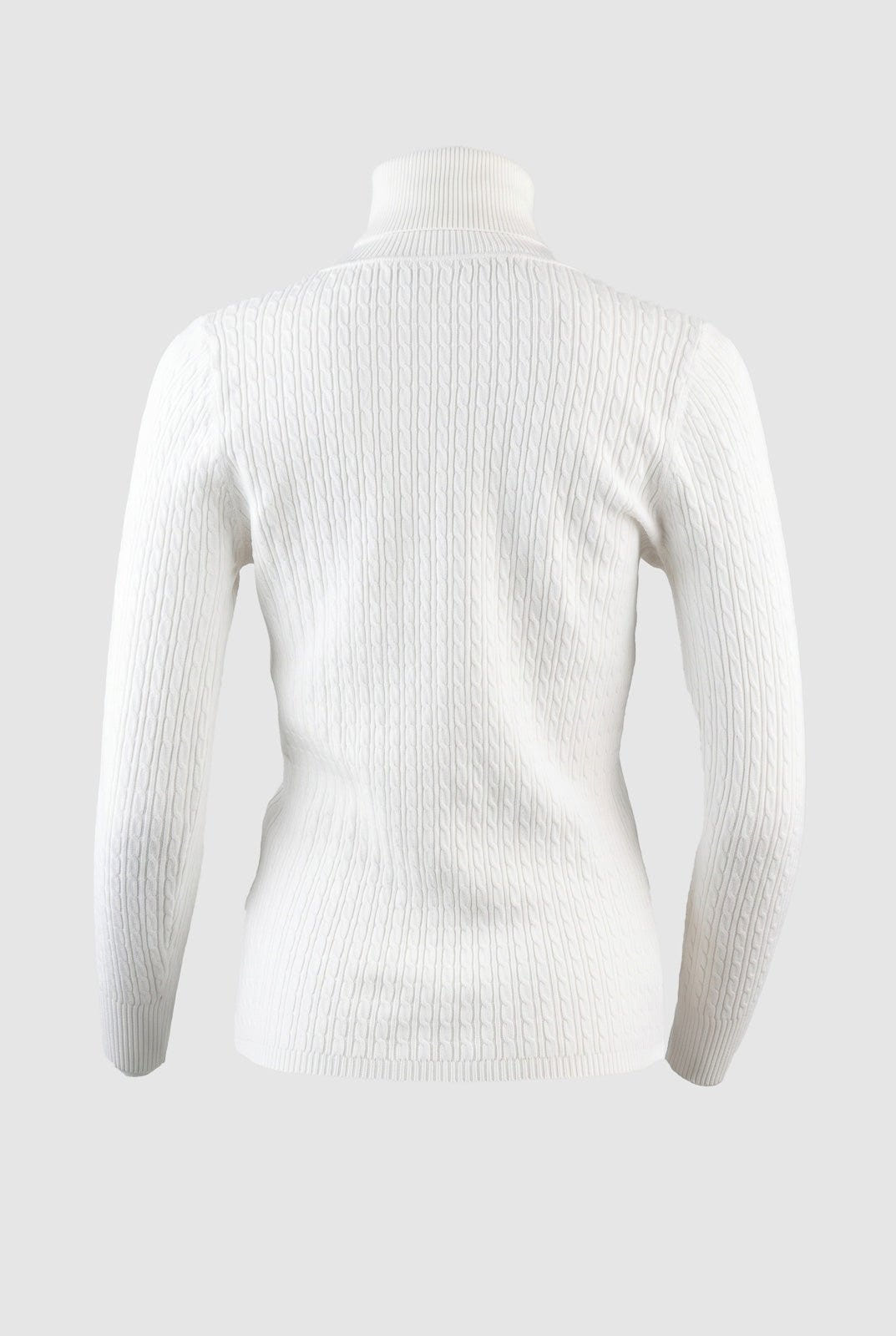 The Fashion Project - Turtleneck Sweater Fitted - Off White