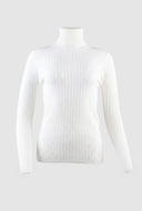 The Fashion Project - Turtleneck Sweater Fitted - Off White