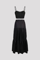 The Fashion Project - Two Piece Set Maxi Skirt - Black