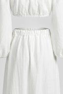 The Fashion Project - Two Piece Set Maxi Skirt - White