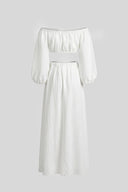 The Fashion Project - Two Piece Set Maxi Skirt - White