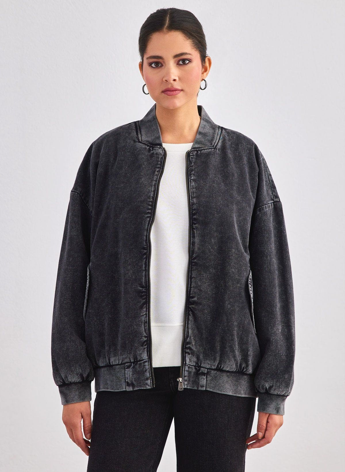Τζιν oversized bomber jacket ONLY 15321253