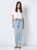 Τζιν παντελόνι Moni straight Noisy May 27029555 - Μπλε jean - thefashionproject.gr - NOISY MAY
