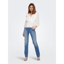 Τζιν παντελόνι straight ALICIA ONLY 15258103 - Μπλε ανοιχτό - thefashionproject.gr - ONLY