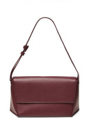 Vero Moda Shoulder Bag with Flap 10333088 - Burgundy Matte - thefashionproject.gr - VERO MODA