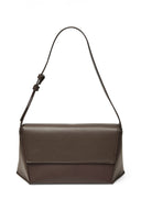 Vero Moda Shoulder Bag with Flap 10333088 - Dark Brown Matte - thefashionproject.gr - VERO MODA