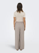 Wideleg παντελόνι ONLY 10204806 - Mocha - thefashionproject.gr - ONLY