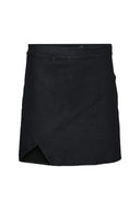 VERO MODA - Wrap Mini Skirt Side Slit - Black