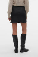 VERO MODA - Wrap Mini Skirt Side Slit - Black