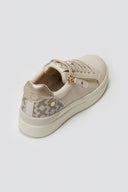 Xti 144233 Sneakers with Zipper - Beige Matte - thefashionproject.gr - Xti Footwear