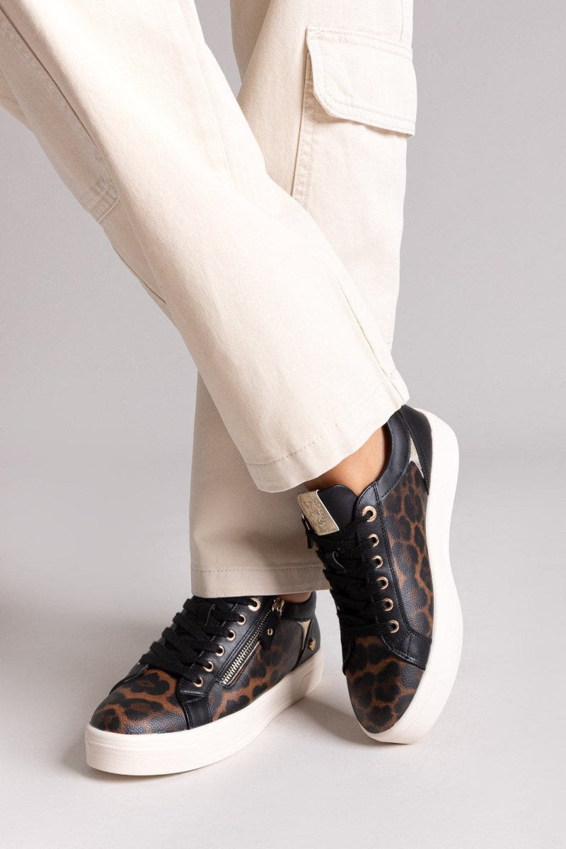 Xti 144414 Animal Print Vegan Sneakers - Leopard - thefashionproject.gr - Xti Footwear