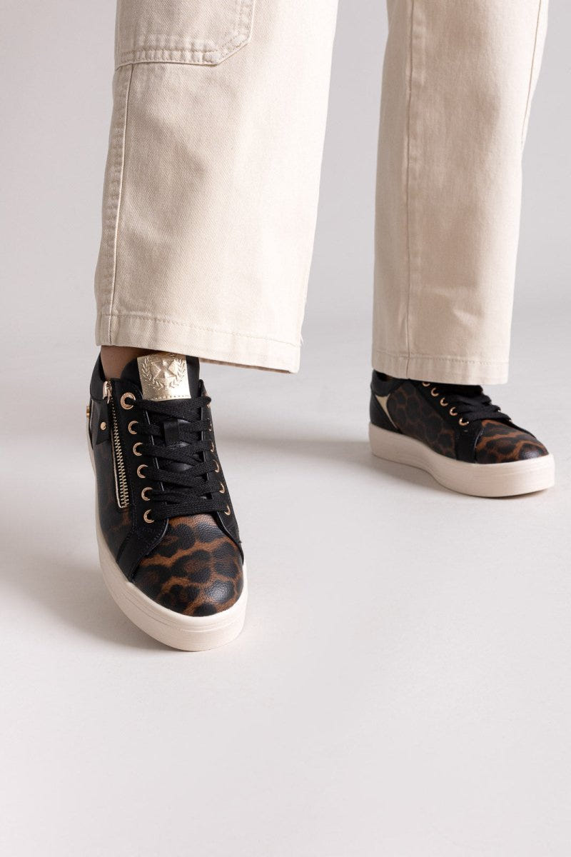 Xti 144414 Animal Print Vegan Sneakers - Leopard - thefashionproject.gr - Xti Footwear