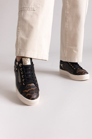 Xti 144414 Animal Print Vegan Sneakers - Leopard - thefashionproject.gr - Xti Footwear