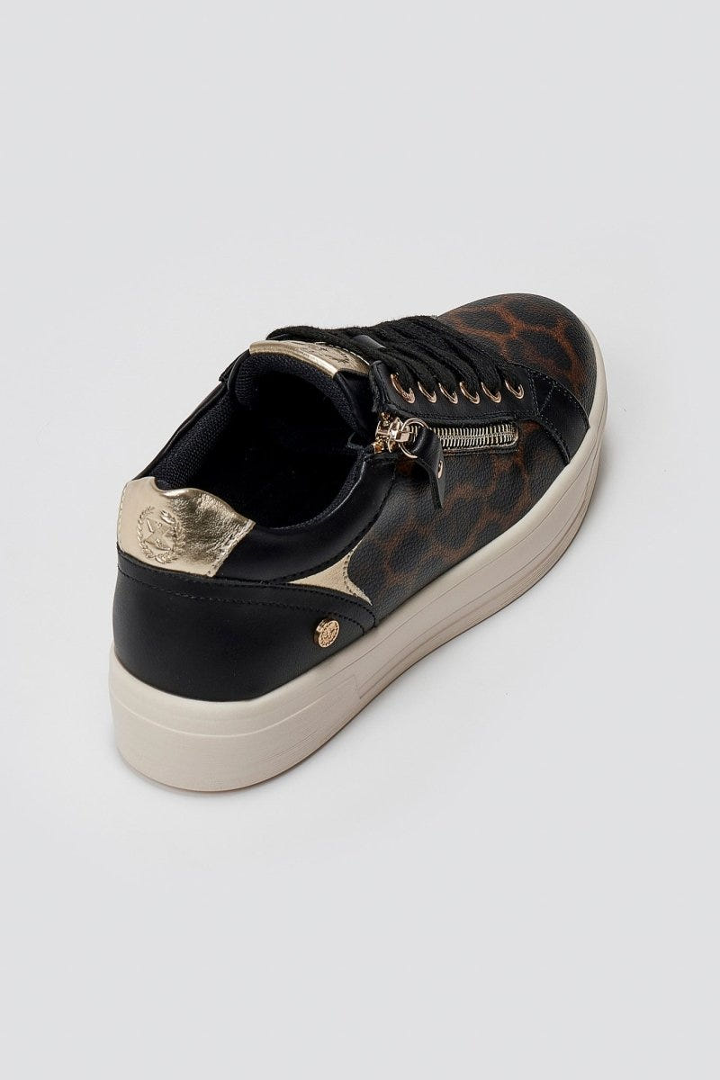 Xti 144414 Animal Print Vegan Sneakers - Leopard - thefashionproject.gr - Xti Footwear