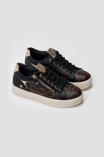 Xti 144414 Animal Print Vegan Sneakers - Leopard - thefashionproject.gr - Xti Footwear