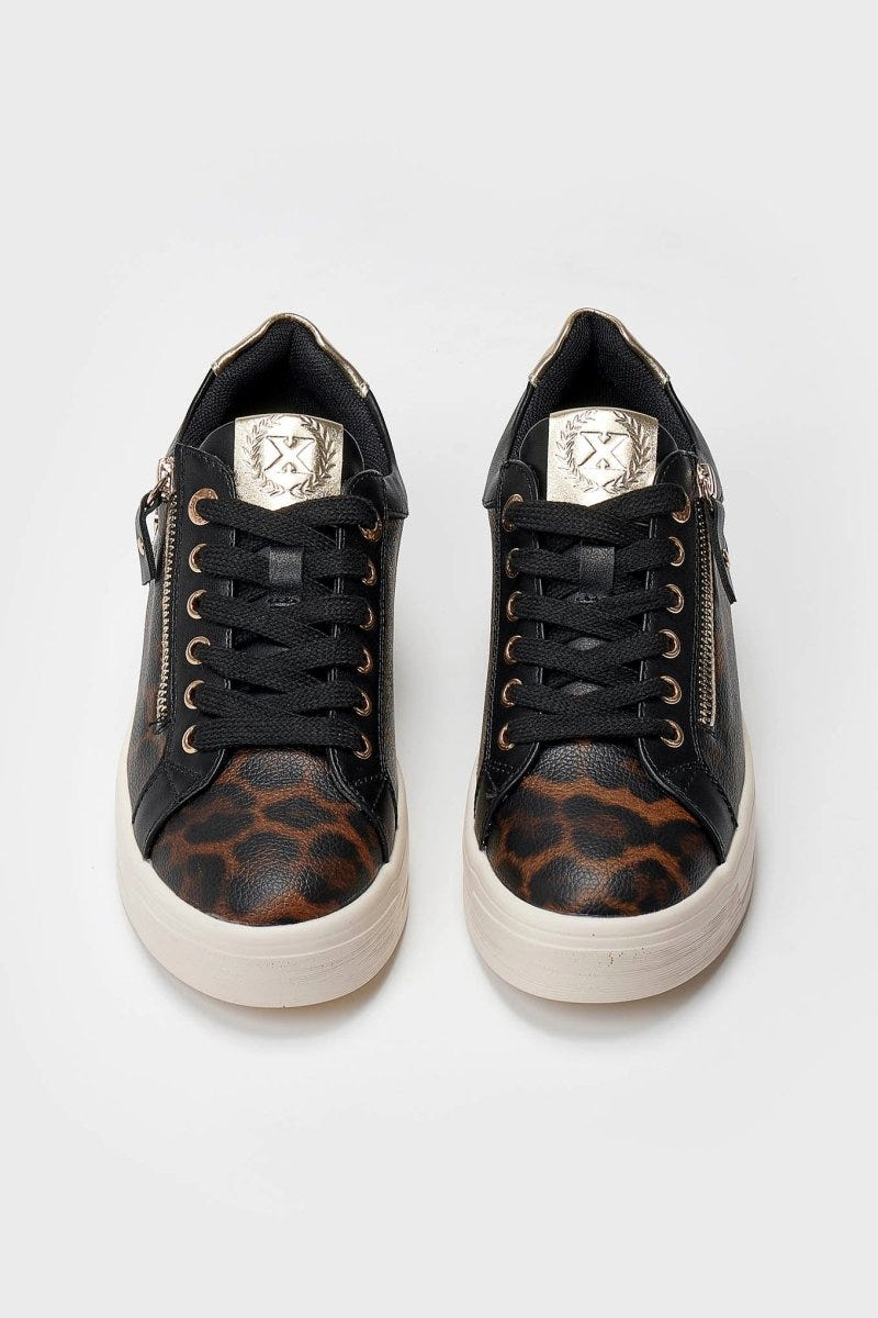 Xti 144414 Animal Print Vegan Sneakers - Leopard - thefashionproject.gr - Xti Footwear