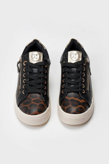 Xti 144414 Animal Print Vegan Sneakers - Leopard - thefashionproject.gr - Xti Footwear
