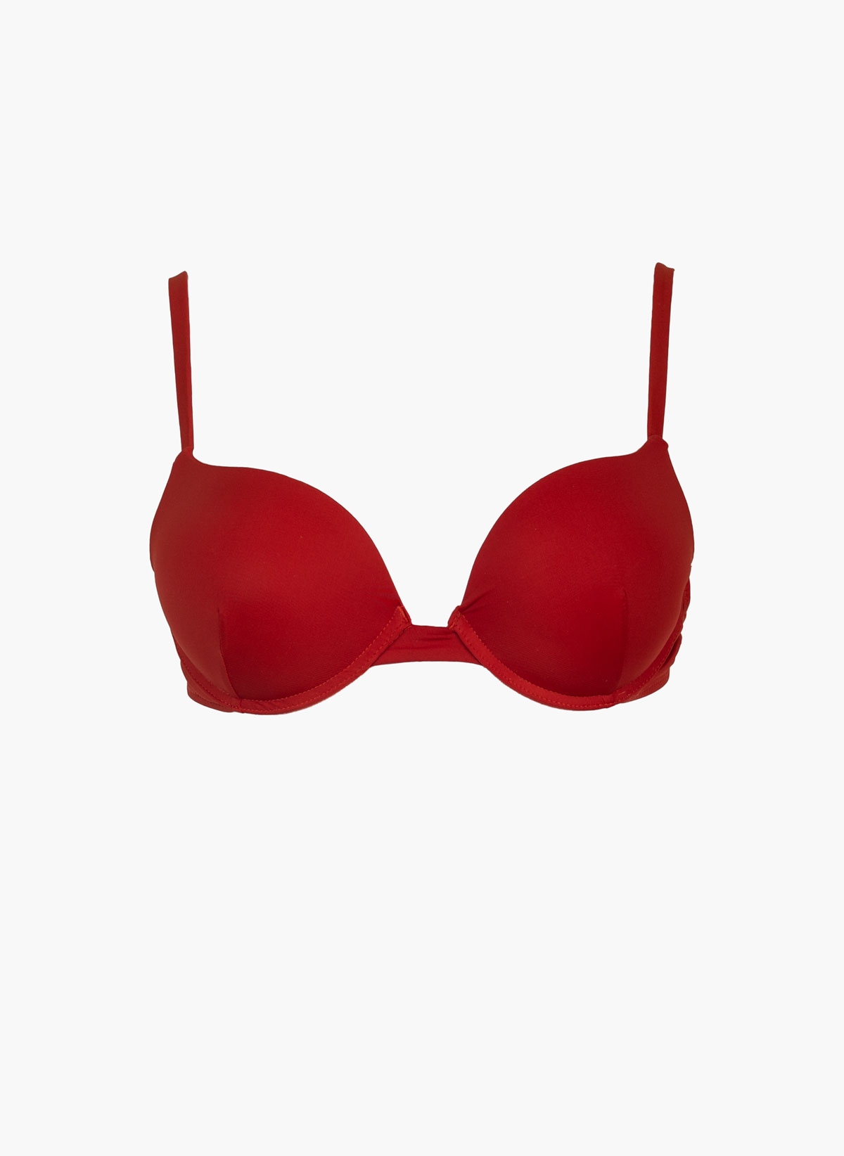 Modern ocean Bikini top με μπανέλα - Κεραμιδί