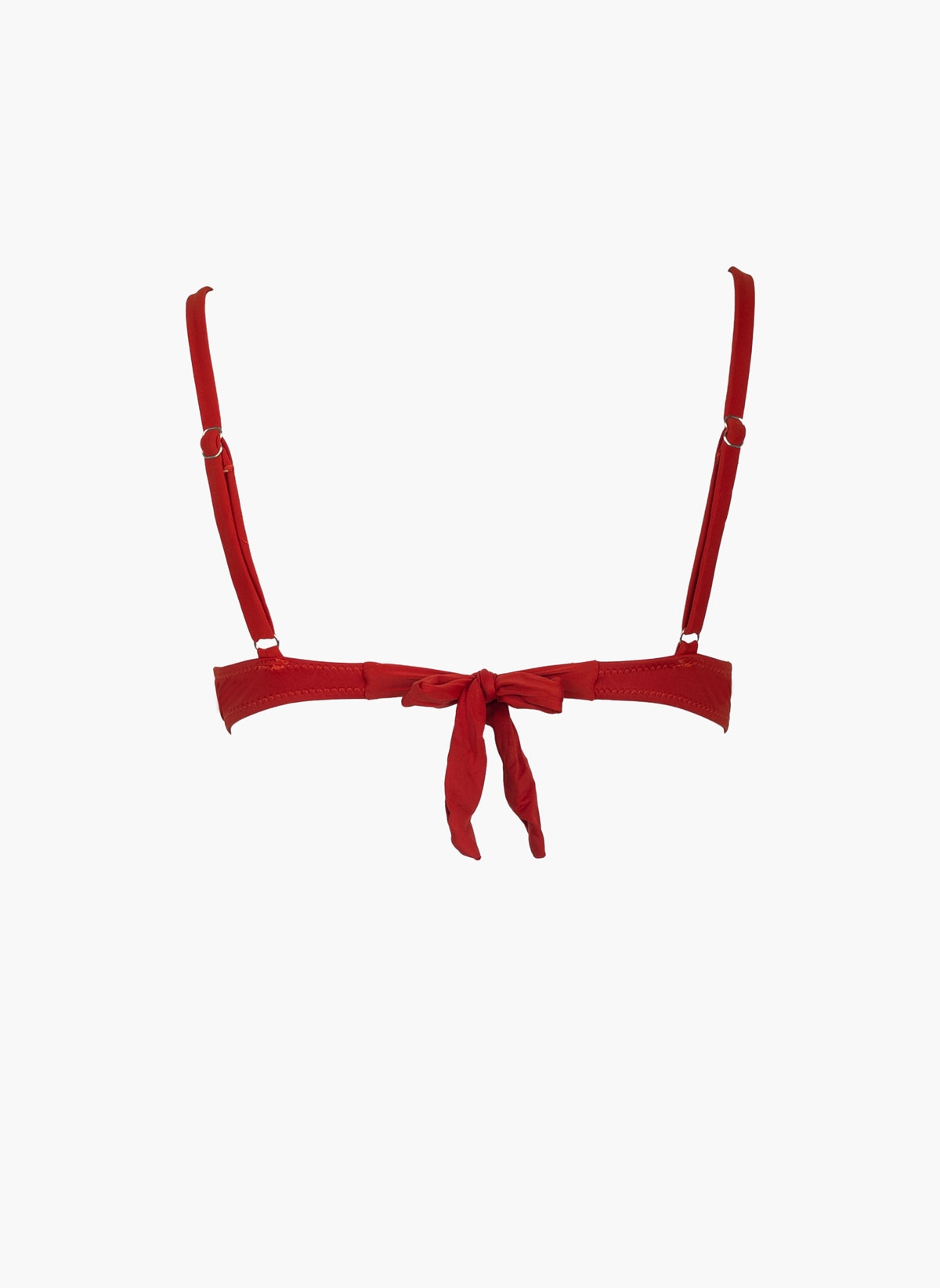 Bikini top με μπανέλα - Κεραμιδί φωτογραφία