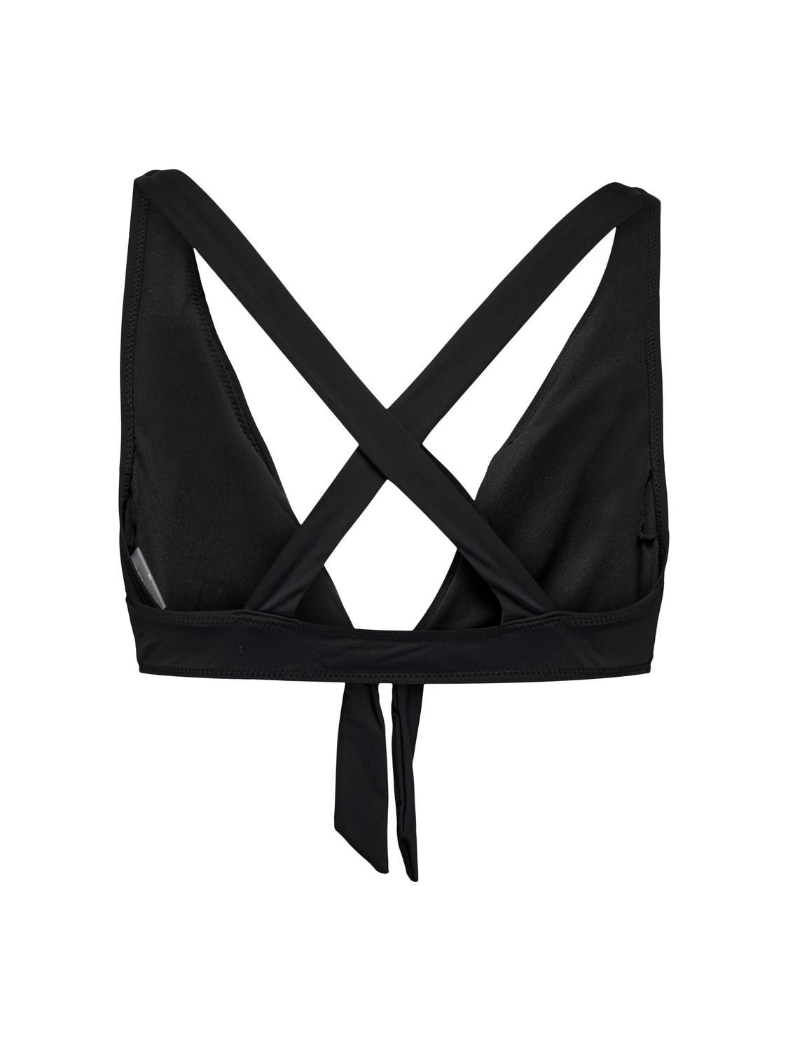 Bikini top τριγωνάκι ONLY 15283164 - Μαύρο φωτογραφία